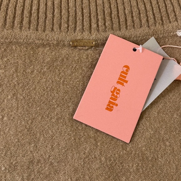 NWT Cult Gaia Maxi Knit Off-The-Shoulder Minda Sweater Dress - Picture 7 of 8